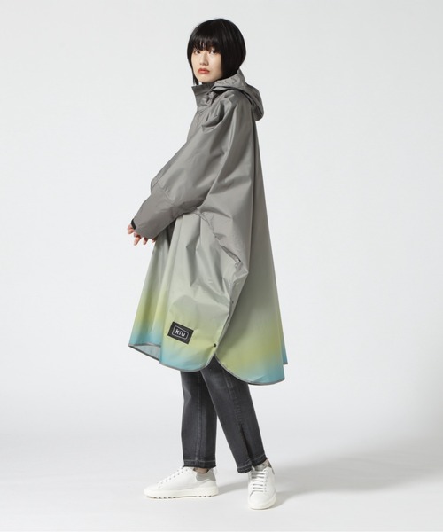 美品　kiu キウ　ユナイテッドアローズ　レインポンチョ　ベージュ　コート 楽天市場】kiu レイン コート ポンチョ 通販 キウ k203 レイン