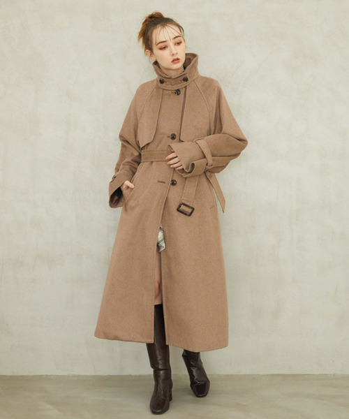 archives（アルシーヴ）の「2wayウールトレンチコート（トレンチ