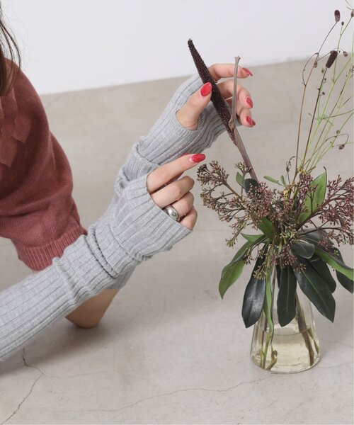 RAY CASSIN(レイカズン)の「アームウォーマー(アームカバー・レディース・ブラック/ライトグレー/キナリ/オレンジ・FREE)」の3枚目の写真