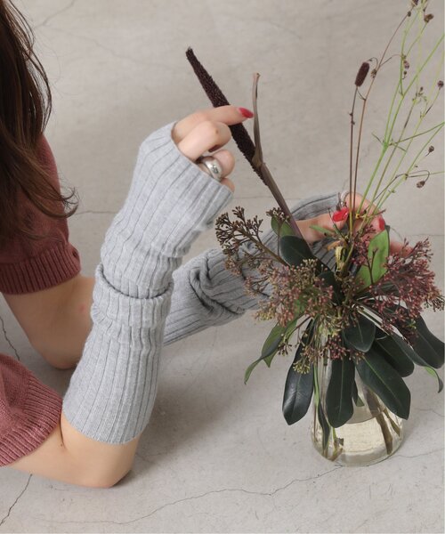 RAY CASSIN(レイカズン)の「アームウォーマー(アームカバー・レディース・ブラック/ライトグレー/キナリ/オレンジ・FREE)」の9枚目の写真