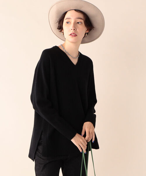 セール】◇【WEB限定】カシミヤブレンドVネックプルオーバーニット