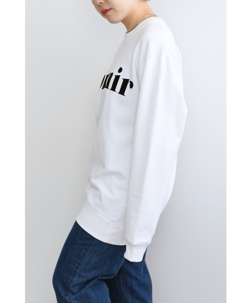 palm RICHE（ポームリシュ）の「Dormirロゴスウェット（スウェット・レディース・チャコールグレー/グレー/オフホワイト・M）」の5枚目の写真