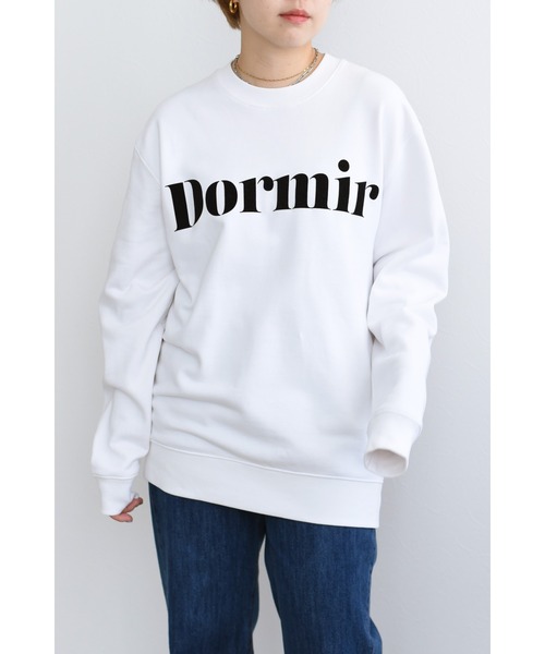 palm RICHE（ポームリシュ）の「Dormirロゴスウェット（スウェット・レディース・チャコールグレー/グレー/オフホワイト・M）」の4枚目の写真
