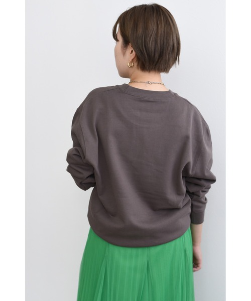 palm RICHE（ポームリシュ）の「Dormirロゴスウェット（スウェット・レディース・チャコールグレー/グレー/オフホワイト・M）」の15枚目の写真