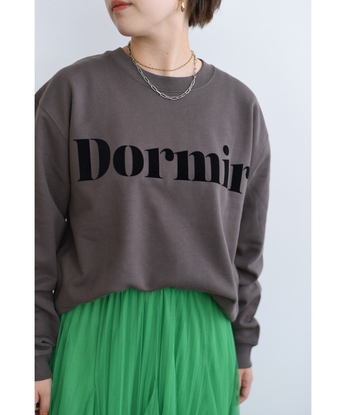 palm RICHE（ポームリシュ）の「Dormirロゴスウェット（スウェット・レディース・チャコールグレー/グレー/オフホワイト・M）」の17枚目の写真