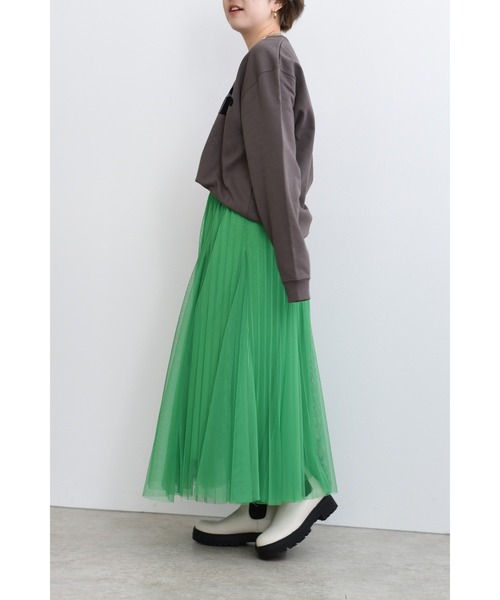 palm RICHE（ポームリシュ）の「Dormirロゴスウェット（スウェット・レディース・チャコールグレー/グレー/オフホワイト・M）」の21枚目の写真