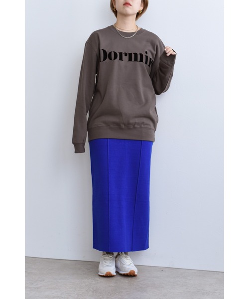 palm RICHE（ポームリシュ）の「Dormirロゴスウェット（スウェット・レディース・チャコールグレー/グレー/オフホワイト・M）」の22枚目の写真