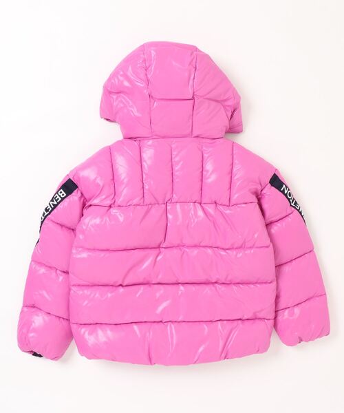 BENETTON (UNITED COLORS OF BENETTON)(ベネトンユナイテッドカラーズオブベネトン)の「【GREEN B】キッズフード付きスリーブデザイン中綿ジャケットG(その他アウター・キッズ・ピンク/ホワイト系その他/パープル・SMALL/MEDIUM/LARGE/X-LARGE/XX-LARGE)」の8枚目の写真