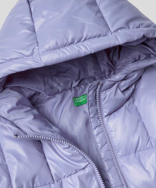 BENETTON (UNITED COLORS OF BENETTON)(ベネトンユナイテッドカラーズオブベネトン)の「【GREEN B】キッズフード付きスリーブデザイン中綿ジャケットG(その他アウター・キッズ・ピンク/ホワイト系その他/パープル・SMALL/MEDIUM/LARGE/X-LARGE/XX-LARGE)」の13枚目の写真