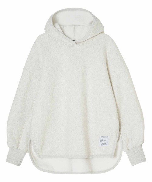 MILKFED.(ミルクフェド)の「SIDE SLIT SWEAT HOODIE(パーカー・レディース・ホワイト/ブラック/グリーン・ONE SIZE)」の2枚目の写真