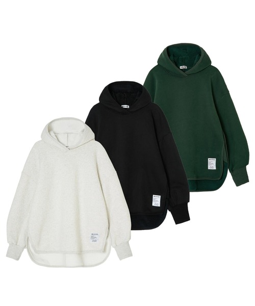 MILKFED.(ミルクフェド)の「SIDE SLIT SWEAT HOODIE(パーカー・レディース・ホワイト/ブラック/グリーン・ONE SIZE)」の22枚目の写真