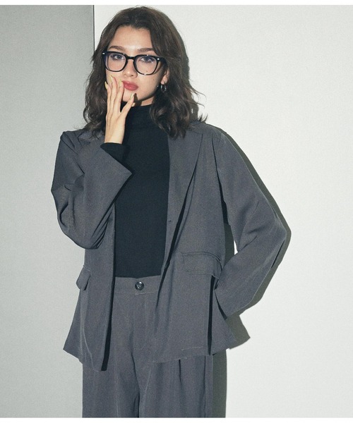 ANAP(アナップ)の「シンプルハイネックトップスカットソー(Tシャツ/カットソー・レディース・ホワイト/ブラック/モカ/モスグリーン・FREE)」の12枚目の写真