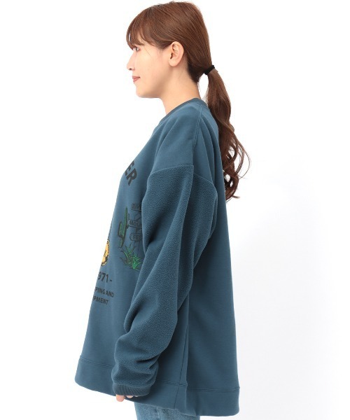 COBMASTER（コブマスター）の「【ユニセックス】COBMASTERコラボ ギタークマプリントプルオーバー（スウェット・レディース・グリーン/オフホワイト/ブルー/チャコールグレー・FREE）」の10枚目の写真