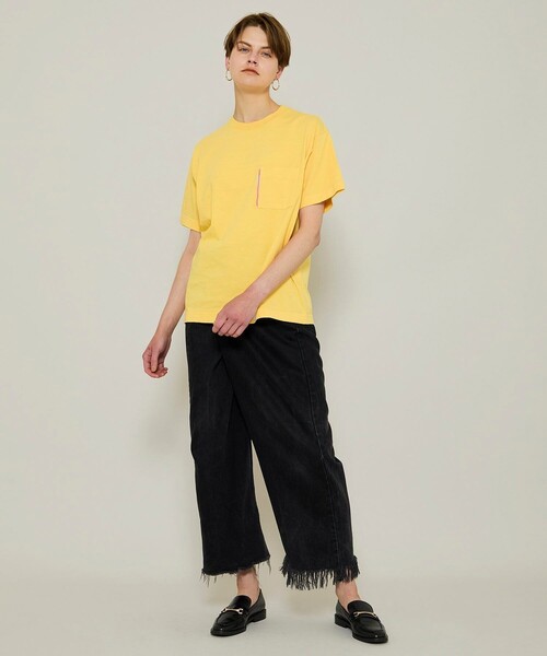 NEONSIGN(ネオンサイン)の「別注neon管Tシャツ(Tシャツ/カットソー・レディース・イエロー・36/38)」の10枚目の写真