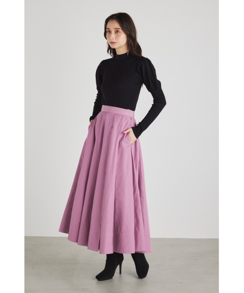 rienda(リエンダ)の「パフスリーブラメニットトップス(ニット/セーター・レディース・ブラック/ベージュ/ブラウン/ピンク・FREE)」の8枚目の写真