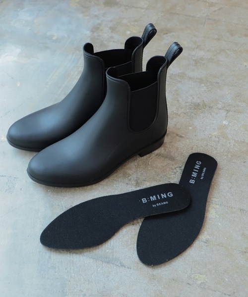 B:MING by BEAMS(ビーミングバイビームス)の「レイン サイドゴア(約22.5~24㎝)(レインシューズ・レディース・ブラック/ブラウン・LL/SMALL/LARGE/MEDIUM)」の5枚目の写真