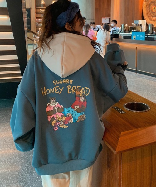 meJane（ミージェーン）の「HONEY BREADバックロゴフード配色