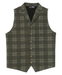 TOKYO SHIRTS | 前身カットラペル ニットジレ(ベスト)