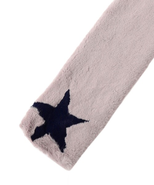 CAST:（キャストコロン）の「スターファーマフラー（マフラー・レディース・ブルー系その他2/ブラウン系その他3/ピンク系その他2/グレー系その他2/ベージュ・FREE）」の12枚目の写真