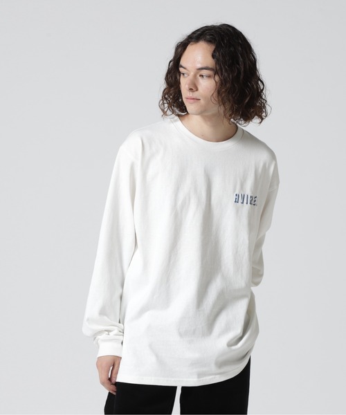 AVIREX（アヴィレックス）の「BULLDOG LONG SLEEVE T-SHIRT / ブルドッグ 長袖 Tシャツ / AVIREX / アヴィレックス（Tシャツ/カットソー・メンズ・ブラック/オリーブ系/ホワイト・2XL/M/L/XL）」の18枚目の写真
