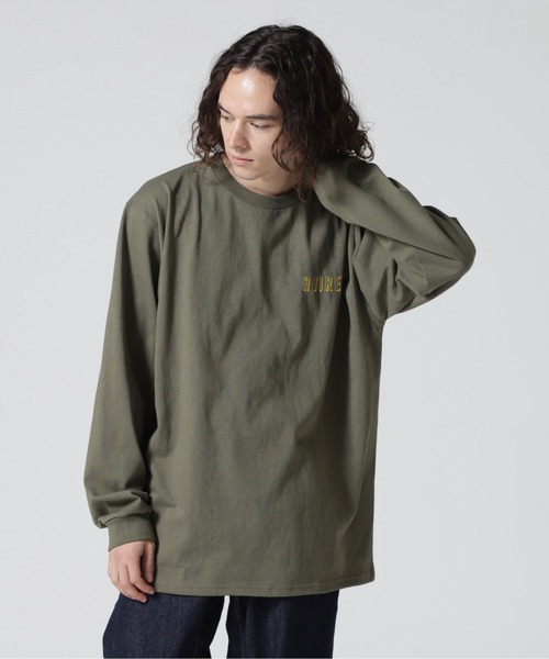 AVIREX（アヴィレックス）の「BULLDOG LONG SLEEVE T-SHIRT / ブルドッグ 長袖 Tシャツ / AVIREX / アヴィレックス（Tシャツ/カットソー・メンズ・ブラック/オリーブ系/ホワイト・2XL/M/L/XL）」の11枚目の写真