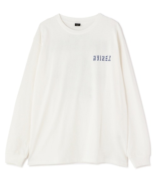 AVIREX（アヴィレックス）の「BULLDOG LONG SLEEVE T-SHIRT / ブルドッグ 長袖 Tシャツ / AVIREX / アヴィレックス（Tシャツ/カットソー・メンズ・ブラック/オリーブ系/ホワイト・2XL/M/L/XL）」の22枚目の写真