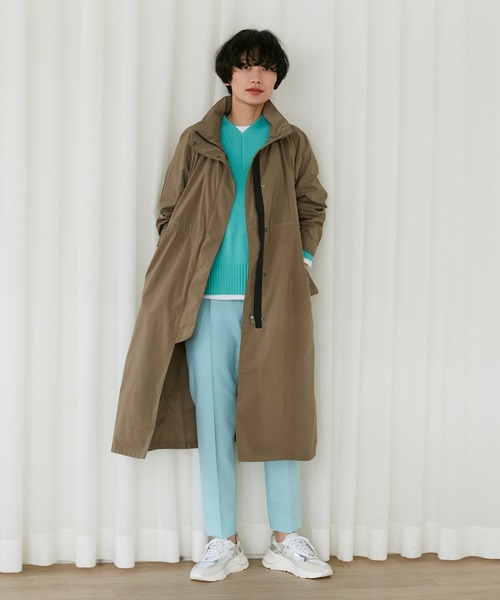 INED（イネド）の「美脚パンツ（その他パンツ・レディース・ネイビー/イエロー/ライトグリーン/オフホワイト/ブラック/サックスブルー/ピンク/グリーン/ブラウン/ブルー/グレイッシュブルー/チャコールグレー/キャメル/レッド/モスグリーン・5号/7号/9号/11号）」の17枚目の写真