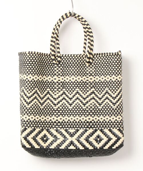 ウーブン　メルカドバッグ　Sサイズ WOVEN】ネコ好きも納得！猫巾着付きメルカドバッグの特別セット