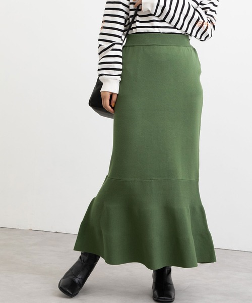 マーメイドニットスカート
