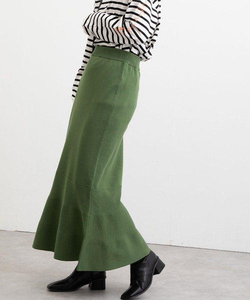 マーメイドニットスカート