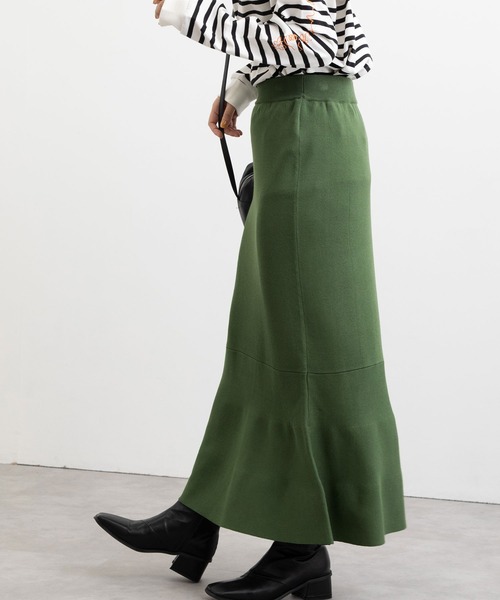 マーメイドニットスカート