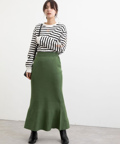 マーメイドニットスカート