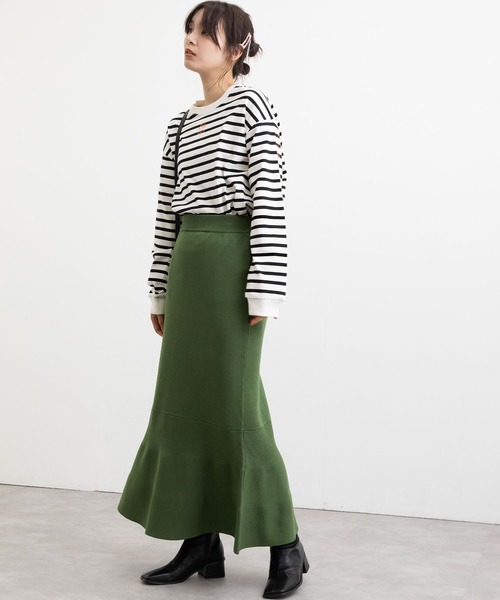 マーメイドニットスカート