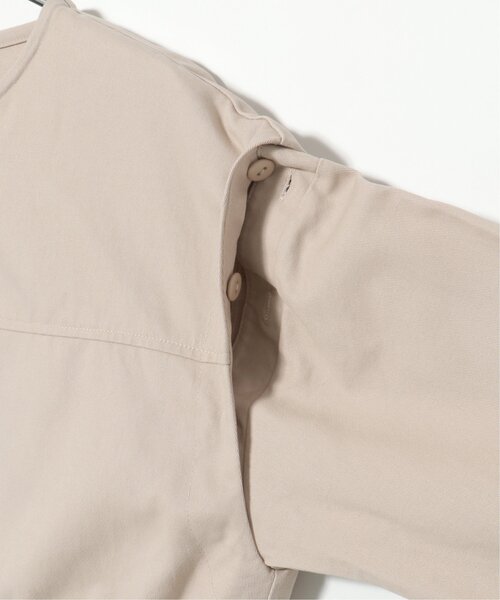 VENCEEXCHANGE（ヴァンスエクスチェンジ）の「ノーカラーマルチウェイジャケット／ミリタリージャケット／マルチWAY／ミリタリーベスト（ミリタリージャケット・レディース・ダークグリーン/オフホワイト・FREE）」の20枚目の写真