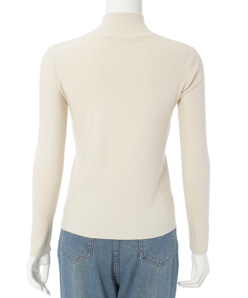 Edit Sheen（エディットシーン）の「プチハイネックベーシックニット（ニット/セーター・レディース・オレンジ/ブルー/ブラック/アイボリー/マスタード・M）」の13枚目の写真