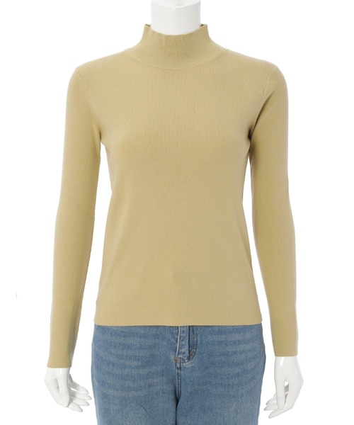 Edit Sheen（エディットシーン）の「プチハイネックベーシックニット（ニット/セーター・レディース・オレンジ/ブルー/ブラック/アイボリー/マスタード・M）」の20枚目の写真