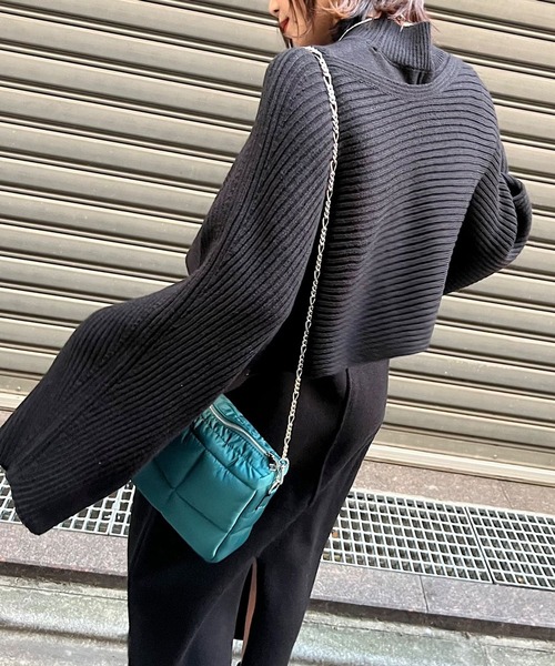 PAGEBOY(ページボーイ)の「マントボレロSETワンピース(ワンピース・レディース・チャコールグレー/ブラック/オフホワイト・FREE)」の5枚目の写真