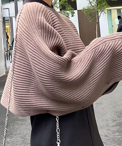 PAGEBOY(ページボーイ)の「マントボレロSETワンピース(ワンピース・レディース・チャコールグレー/ブラック/オフホワイト・FREE)」の6枚目の写真