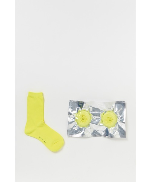 Hender Scheme（エンダースキーマ）の「safe socks（ソックス/靴下・メンズ・ピンク/ネイビー/グレー/ブラック/ライトイエロー/ライム/ホワイト/コーラルピンク/ダークオリーブ・SMALL/MEDIUM/LARGE）」の7枚目の写真