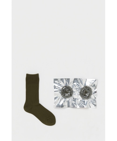 Hender Scheme（エンダースキーマ）の「safe socks（ソックス/靴下・メンズ・ピンク/ネイビー/グレー/ブラック/ライトイエロー/ライム/ホワイト/コーラルピンク/ダークオリーブ・SMALL/MEDIUM/LARGE）」の5枚目の写真