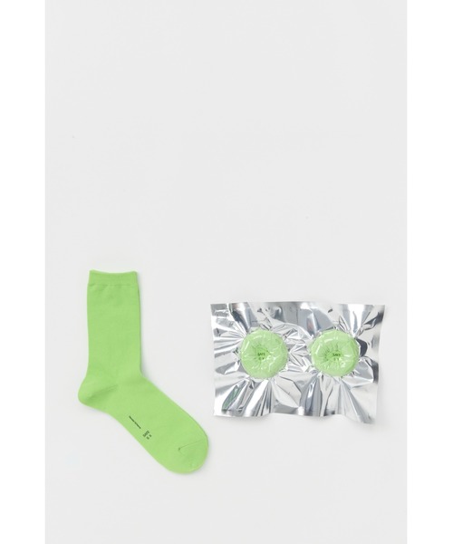 Hender Scheme（エンダースキーマ）の「safe socks（ソックス/靴下・メンズ・ピンク/ネイビー/グレー/ブラック/ライトイエロー/ライム/ホワイト/コーラルピンク/ダークオリーブ・SMALL/MEDIUM/LARGE）」の6枚目の写真