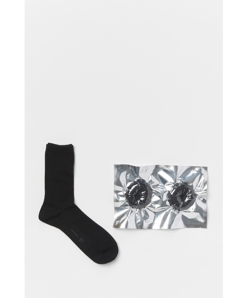 Hender Scheme（エンダースキーマ）の「safe socks（ソックス/靴下・メンズ・ピンク/ネイビー/グレー/ブラック/ライトイエロー/ライム/ホワイト/コーラルピンク/ダークオリーブ・SMALL/MEDIUM/LARGE）」の3枚目の写真