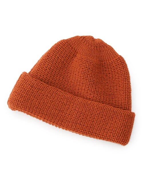 LEUCHTFEUER（ロイフトフォイヤー）の「◆【LEUCHTFEUER/ロイフトフォイヤー】ニットキャップ（ニットキャップ/ビーニー・メンズ・オレンジ/ブラウン系/ブラック/グレー/ダークグリーン・00）」の5枚目の写真