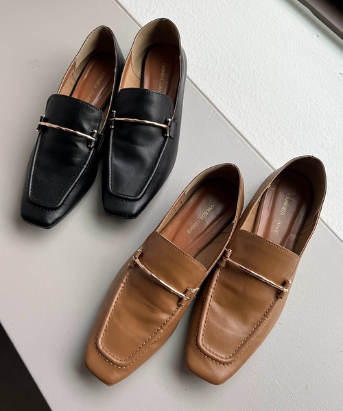 CAPRICIEUX LE'MAGE（カプリシューレマージュ）の「2WAYビットローファー（ローファー・レディース・ブラック/ベージュ・23.5/24.5）」の3枚目の写真