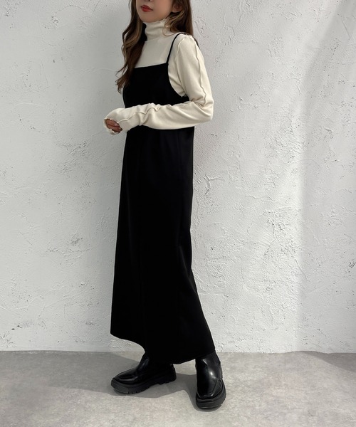 apres jour mignon(アプレジュールミニョン)の「起毛リブメロートップス【ZOZOTOWN限定アイテム】(Tシャツ/カットソー・レディース・ブラック/グレイッシュベージュ/グリーン/ブルー/オレンジ/アイボリー・フリー/X-LARGE)」の17枚目の写真
