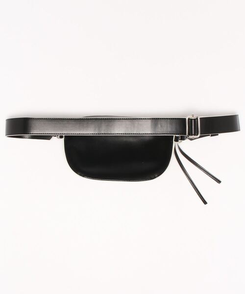 PAGEBOY（ページボーイ）の「モードワンショルBAG（ボディバッグ/ウエストポーチ・レディース・ブラック/オフホワイト・FREE）」の5枚目の写真