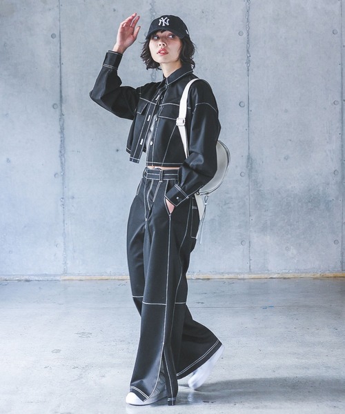 PAGEBOY（ページボーイ）の「モードワンショルBAG（ボディバッグ/ウエストポーチ・レディース・ブラック/オフホワイト・FREE）」の11枚目の写真