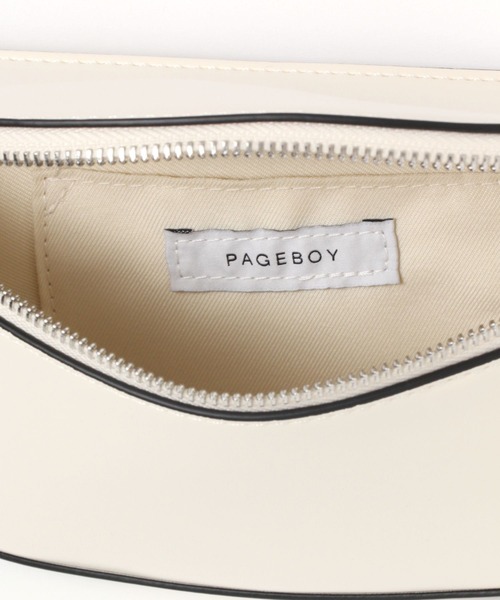 PAGEBOY（ページボーイ）の「モードワンショルBAG（ボディバッグ/ウエストポーチ・レディース・ブラック/オフホワイト・FREE）」の10枚目の写真