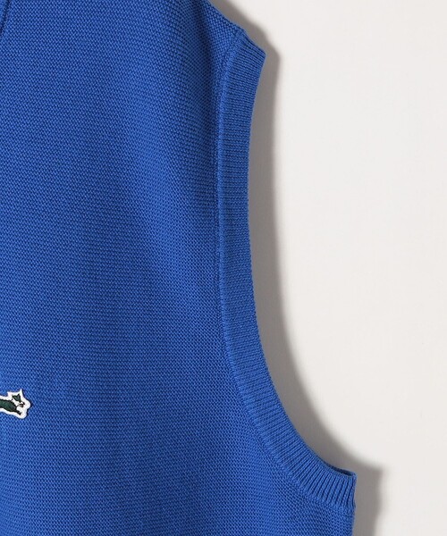 PENNEYS(ぺニーズ)の「【SHIPS any別注】PENNEYS:〈手洗い可能〉THE FOX ワンポイント ニット ベスト(ベスト・レディース・オフホワイト/ブルー・ONE SIZE)」の6枚目の写真