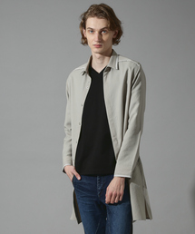 5351 POUR LES HOMMES | チューブヤーンツイル  ロング シャツ(シャツ/ブラウス)